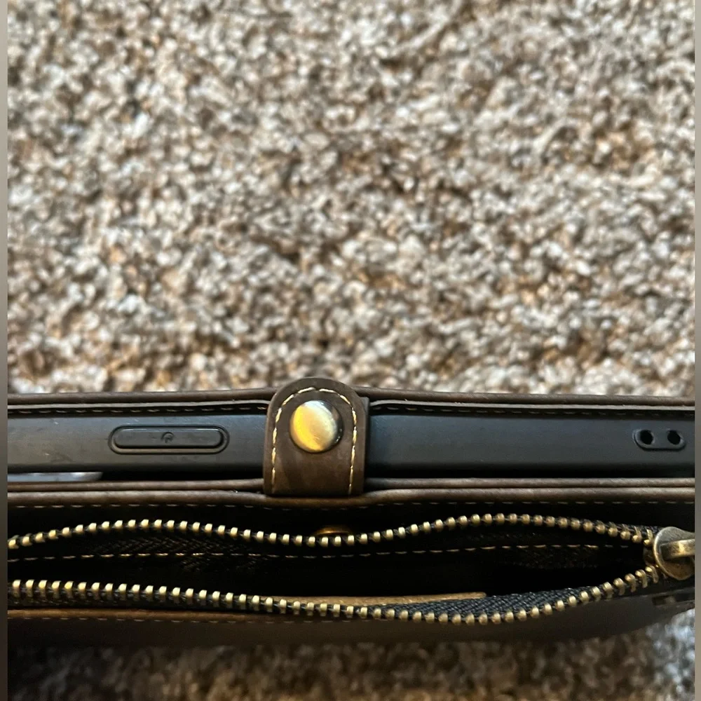 Faux Leather Wallet/Phone Case